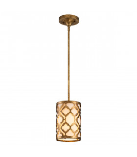 Arabella 1 Light Ceiling Mini Duo-Mount Pendant Gold E27-1