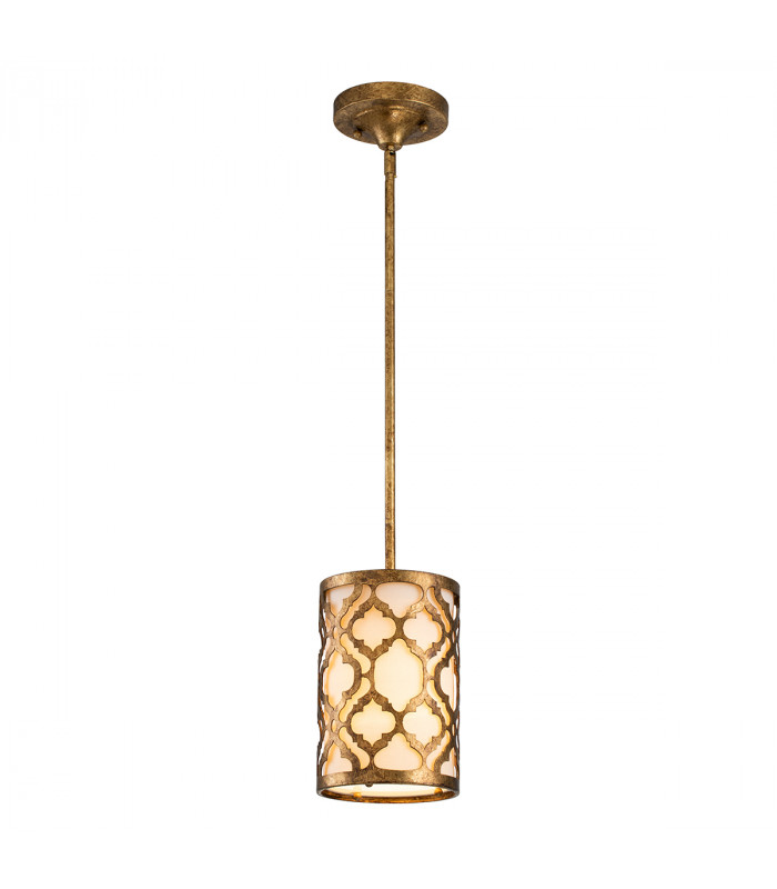 Arabella 1 Light Ceiling Mini Duo-Mount Pendant Gold E27-1