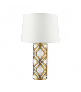 Arabella 1 Light Table Lamp Gold E27-1