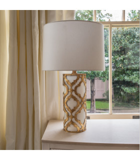 Arabella 1 Light Table Lamp Gold E27-2