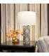Arabella 1 Light Table Lamp Silver E27-2