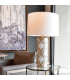 Arabella 1 Light Table Lamp Silver E27-3