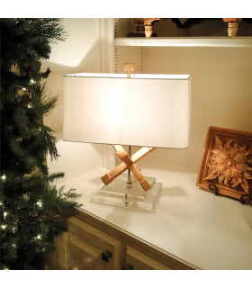 Jackson Square 1 Light Square Table Lamp Gold E27-2