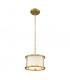 Lemuria 1 Light Round Ceiling Mini Duo-Mount Pendant Gold E27-1