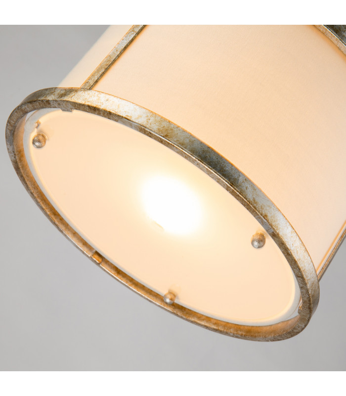 Lemuria 1 Light Round Ceiling Mini Duo-Mount Pendant Gold E27-4