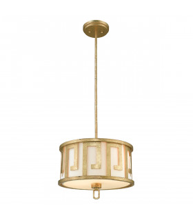 Lemuria 2 Light Medium Round Ceiling Duo-Mount Pendant Gold E27-1