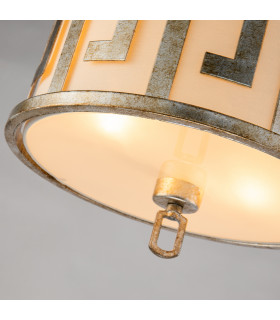 Lemuria 2 Light Medium Round Ceiling Duo-Mount Pendant Gold E27-2