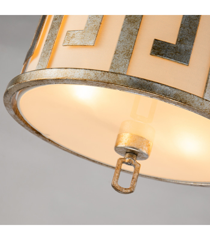 Lemuria 2 Light Medium Round Ceiling Duo-Mount Pendant Gold E27-2