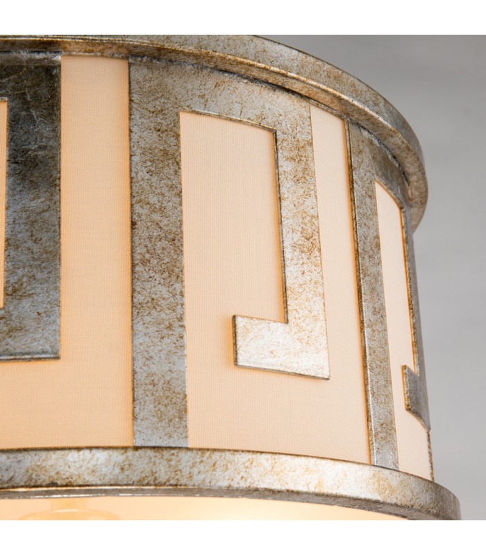 Lemuria 2 Light Medium Round Ceiling Duo-Mount Pendant Gold E27-3