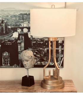 Lemuria 1 Light Table Lamp Gold E27-2