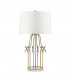 Stella 1 Light Table Lamp Gold E27-1