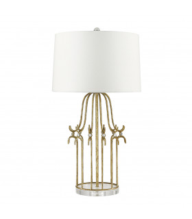 Stella 1 Light Table Lamp Gold E27-1