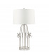 Stella 1 Light Table Lamp Silver E27-1