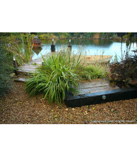 Beta Aluminium Plain Bollard Aged Iron IP54-2