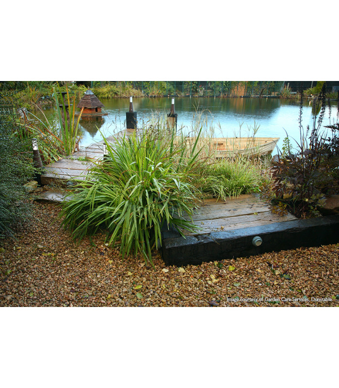 Beta Aluminium Plain Bollard Aged Iron IP54-2