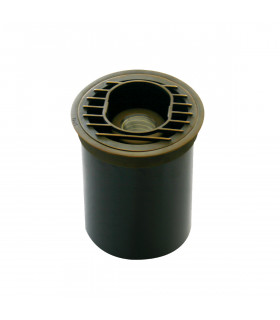 Bronze LED 3 Light Outdoor Tiltable In Ground Recessed Spotlight IP44