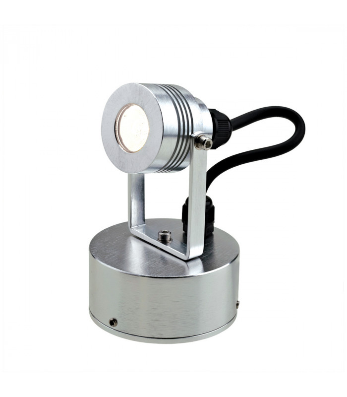 Elite Integrated LED Outdoor Small Spotlight Wall Fitting Anodised Aluminium IP54
