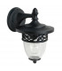 Burford 1 Light Outdoor Wall Lantern Light Black IP44 E27-1