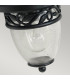 Burford 1 Light Outdoor Wall Lantern Light Black IP44 E27-4