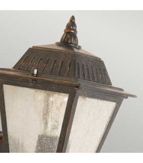Highnam 1 Light Outdoor Wall Lantern Light Bronze IP44 E27-2