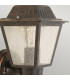 Highnam 1 Light Outdoor Wall Lantern Light Bronze IP44 E27-4