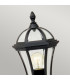 Ledbury 1 Light Outdoor Pedestal Lantern Black IP44 E27-2