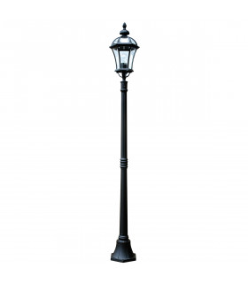 Ledbury 1 Light Outdoor Lamp Post Black IP44 E27-1