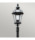 Ledbury 1 Light Outdoor Lamp Post Black IP44 E27-3