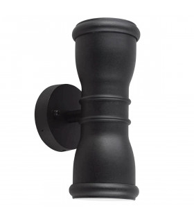 Malvern 2 Light Outdoor Wall Lantern Light Black IP44 GU10-1