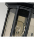 Newbury 1 Light Outdoor Wall Half Lantern Light Black IP44 E27-4