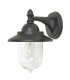 Sandown 1 Light Outdoor Wall Lantern Light Black IP44 E27-1