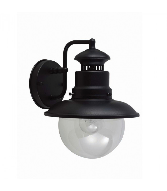Shipston 1 Light Outdoor Wall Lantern Light Black E27-1