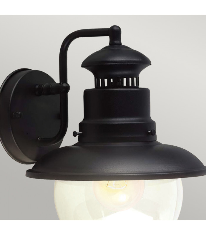 Shipston 1 Light Outdoor Wall Lantern Light Black E27-3