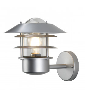 Helsingor 1 Light Outdoor Wall Lantern Light Silver 304 SS IP44 E27-1