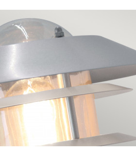 Helsingor 1 Light Outdoor Wall Lantern Light Silver 304 SS IP44 E27-2