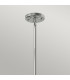 Amelia 1 Light Medium Dome Ceiling Pendant Chrome E27-3