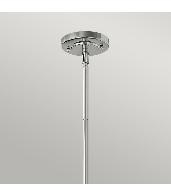 Amelia 1 Light Medium Dome Ceiling Pendant Chrome E27-3