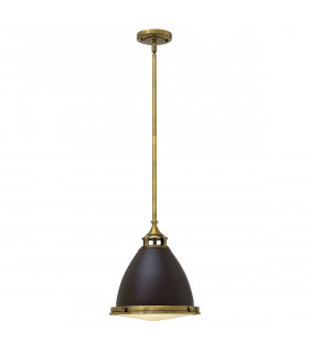 Amelia 1 Light Medium Dome Ceiling Pendant Buckeye bronze Restoration Bronze E27-1