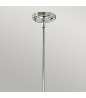 Amelia 1 Light Dome Ceiling Mini Pendant Chrome E27-2