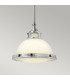 Amelia 1 Light Dome Ceiling Mini Pendant Chrome E27-3