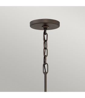 Astrid 5 Light Cage Pendant Chandelier Metallic Matte Bronze-2