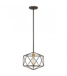 Astrid 1 Light Mini Pendant Metallic Matte Bronze-1