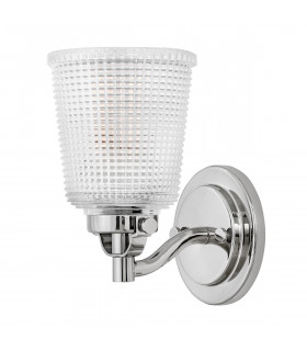 Bennett Integrated LED 1 Light Wall Light Polished Nickel