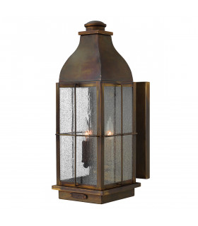 Bingham 3 Light Outdoor Large Wall Lantern Light Sienna IP44 E14-1