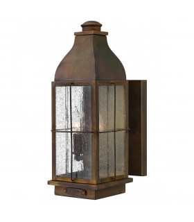 Bingham 3 Light Outdoor Medium Wall Lantern Light Sienna IP44 E14-1