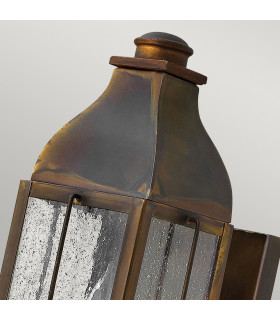 Bingham 1 Light Outdoor Small Wall Lantern Light Sienna IP44 E14-2