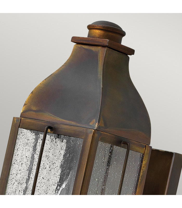 Bingham 1 Light Outdoor Small Wall Lantern Light Sienna IP44 E14-2