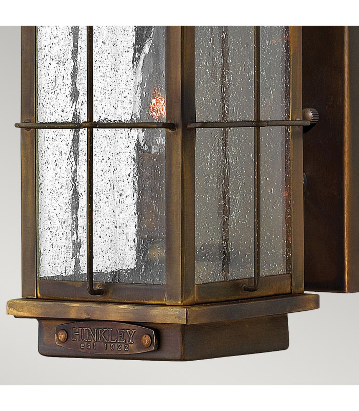 Bingham 1 Light Outdoor Small Wall Lantern Light Sienna IP44 E14-4