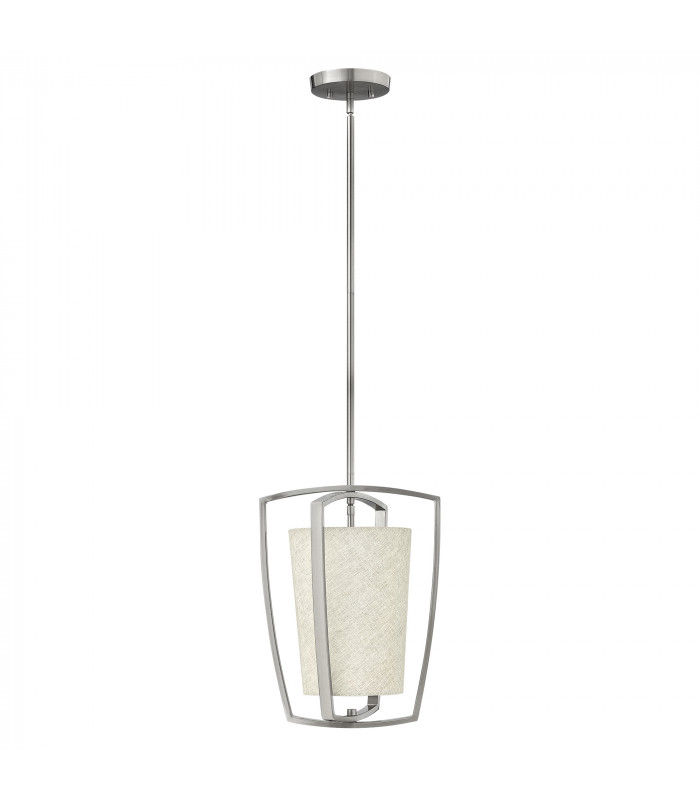 Hinkley Blakely Small Pendant Light 1x E27 Brushed Nickel