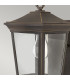 Bromley 1 Light Outdoor Small Wall Lantern Light Bronze IP44 E27-3
